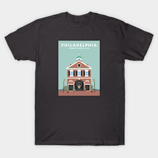 Philadelphia, Pennsylvania Travel Poster T-Shirt